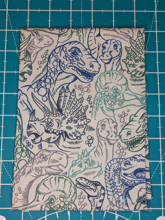 Blue Dinosaur Fabric Choice