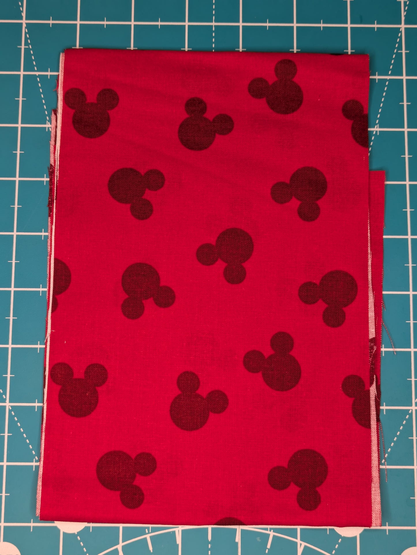 Mickey Mouse Red Fabric Choice