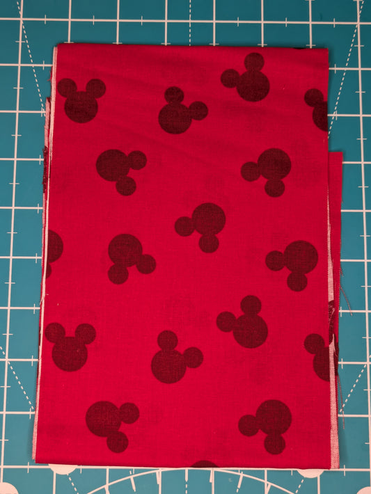 Mickey Mouse Red Fabric Choice