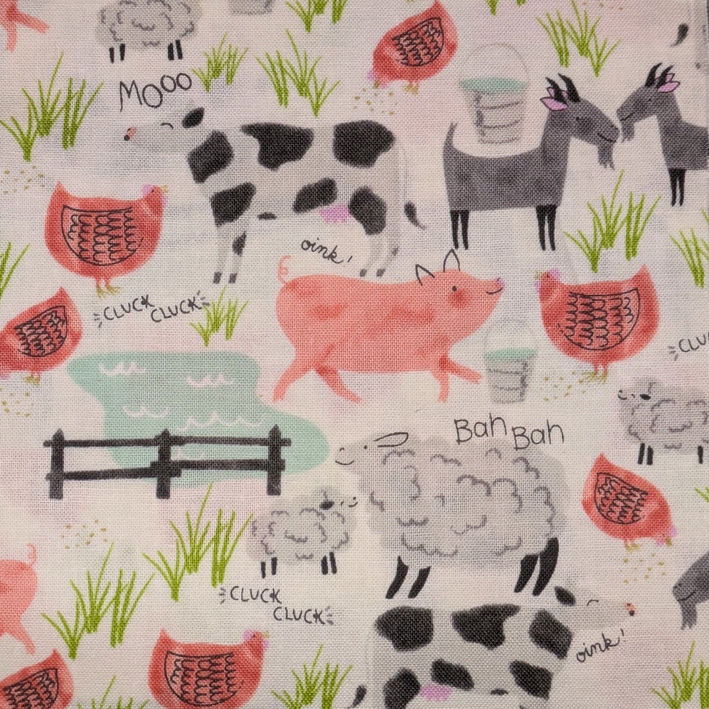Farm Animal Fabric Choice
